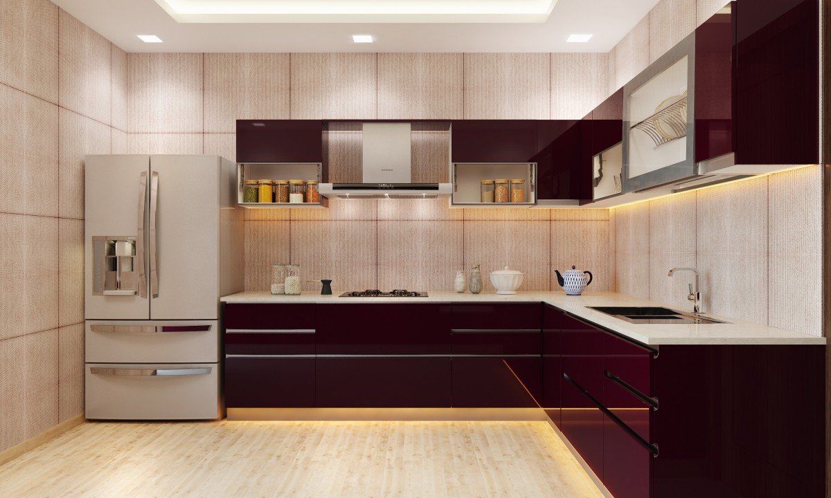 Aclassic-L-shaped-modular-kitchen